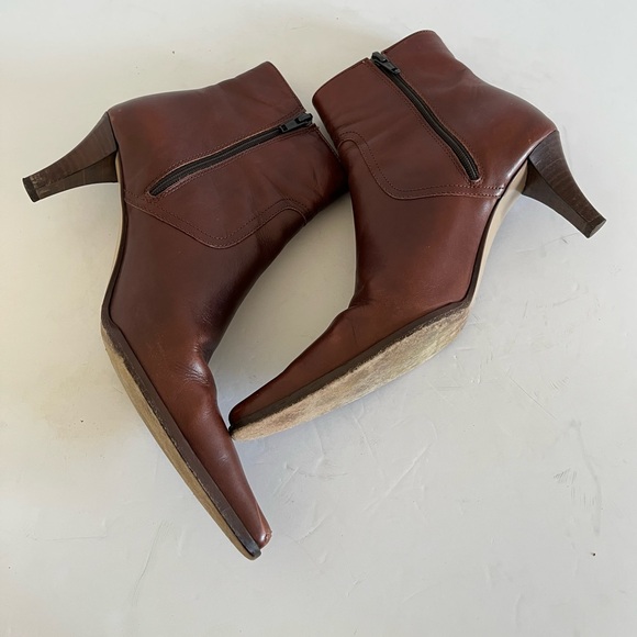 Vintage Coach Italy Alexis Ankle Boots Size 7.5B - Picture 4 of 10